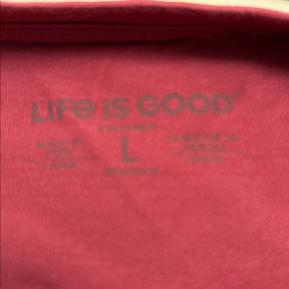 Red Long Sleeve Shirt with Heart Design - Picture 5 of 5